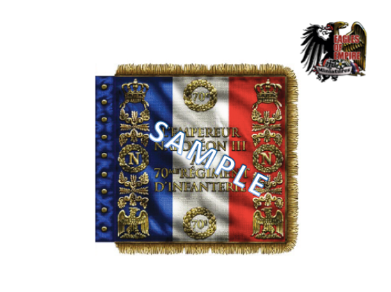 Regimental Flag of the French 70th Line Infantry